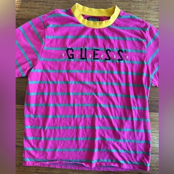 Vintage Guess X J Balvin Bright Pink Oversized Short Sleeve Tee / xlarge - Picture 2 of 8